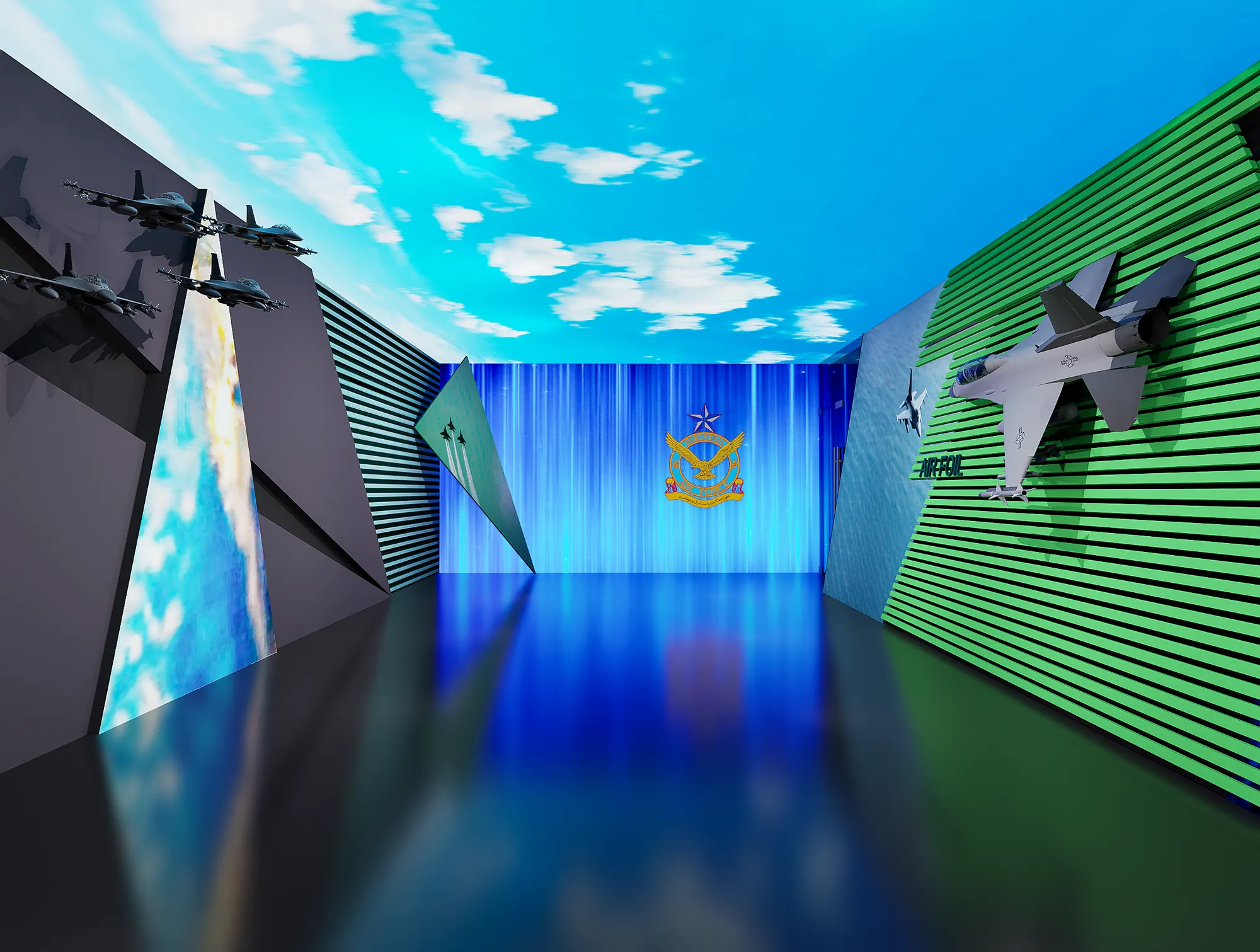 Airfoil Expo Pavilion, view