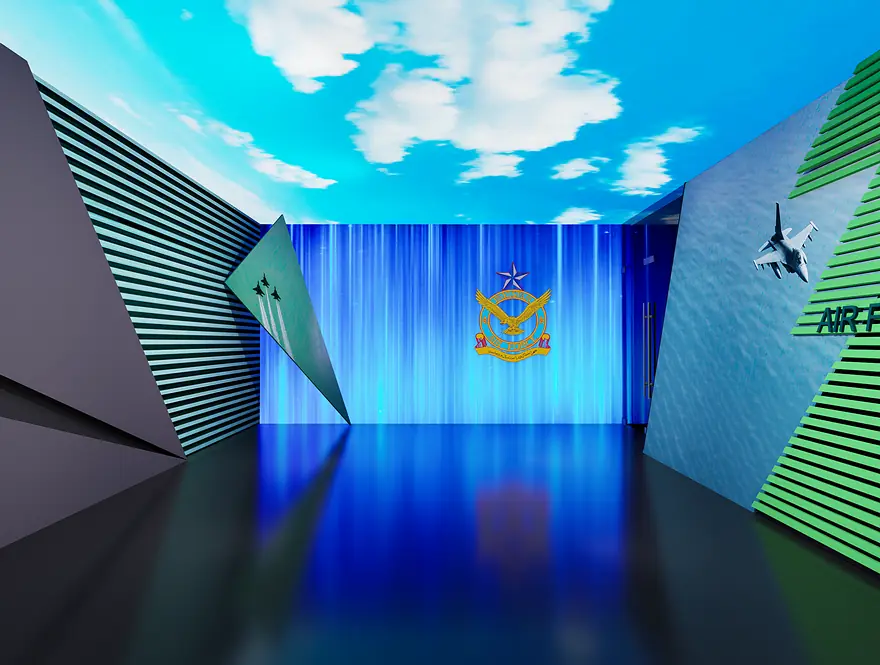 Airfoil Expo Pavilion, view