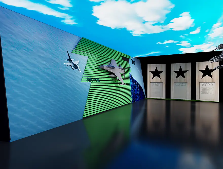 Airfoil Expo Pavilion, view