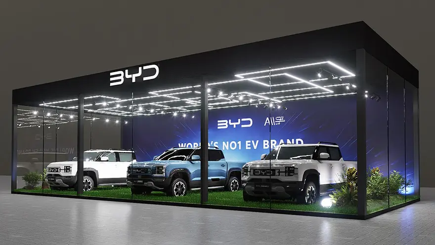 Event and exhibition design render by Saud Visuals