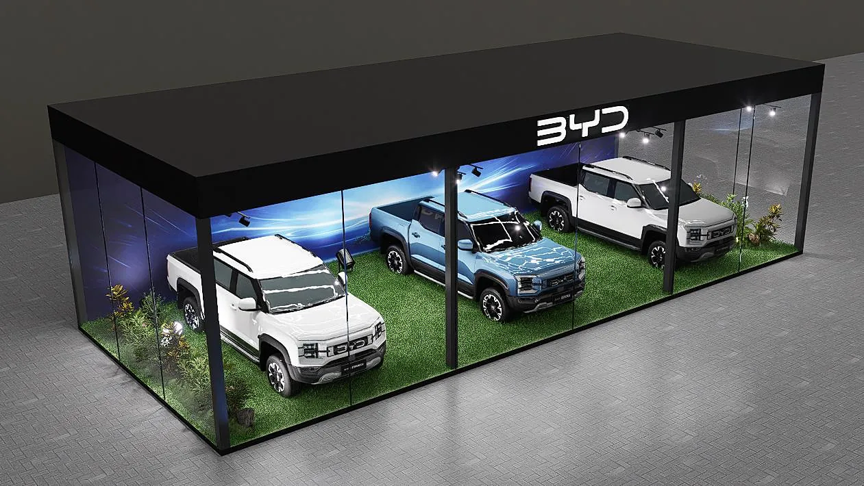 BYD Exhibition Booth, view