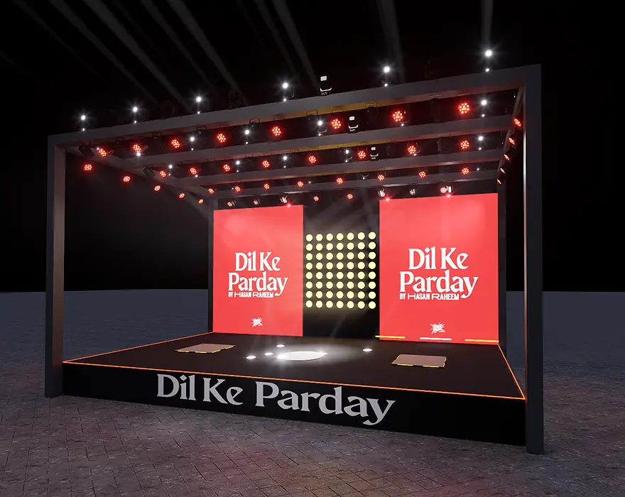 Dil Ke Parday Tour Stage, view