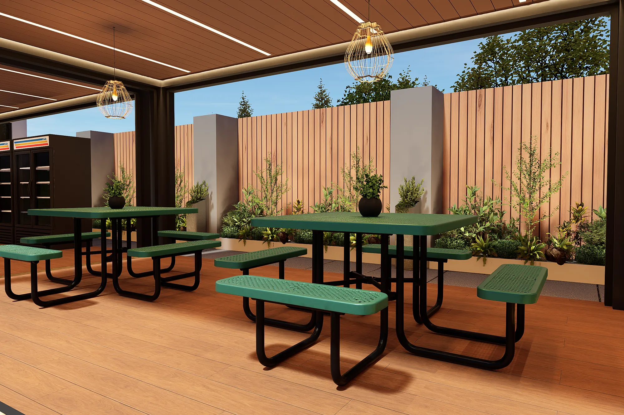 Courtyard Social Deck, view