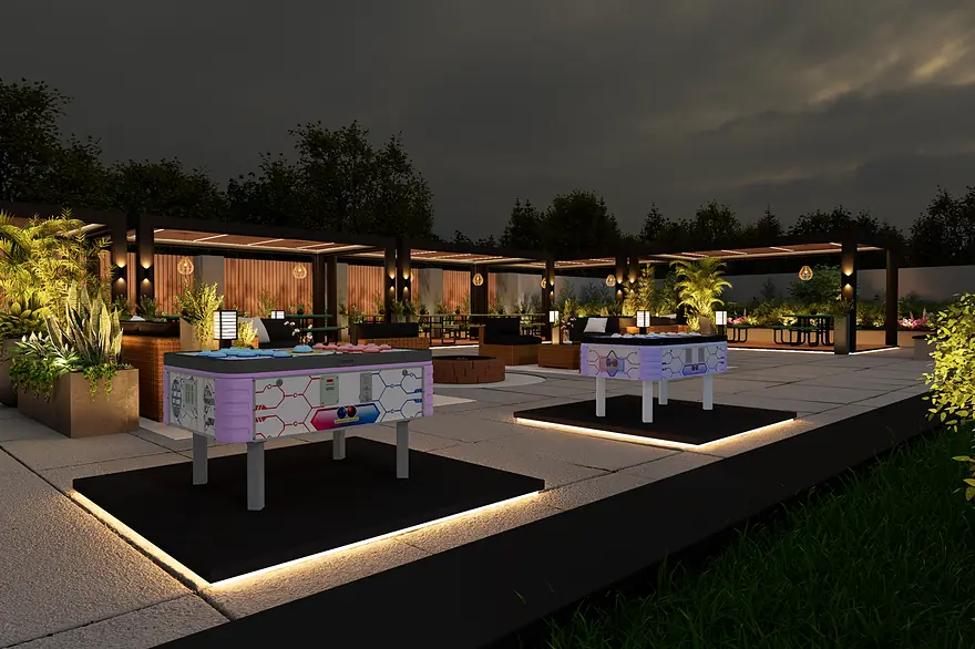 Courtyard Social Deck, view