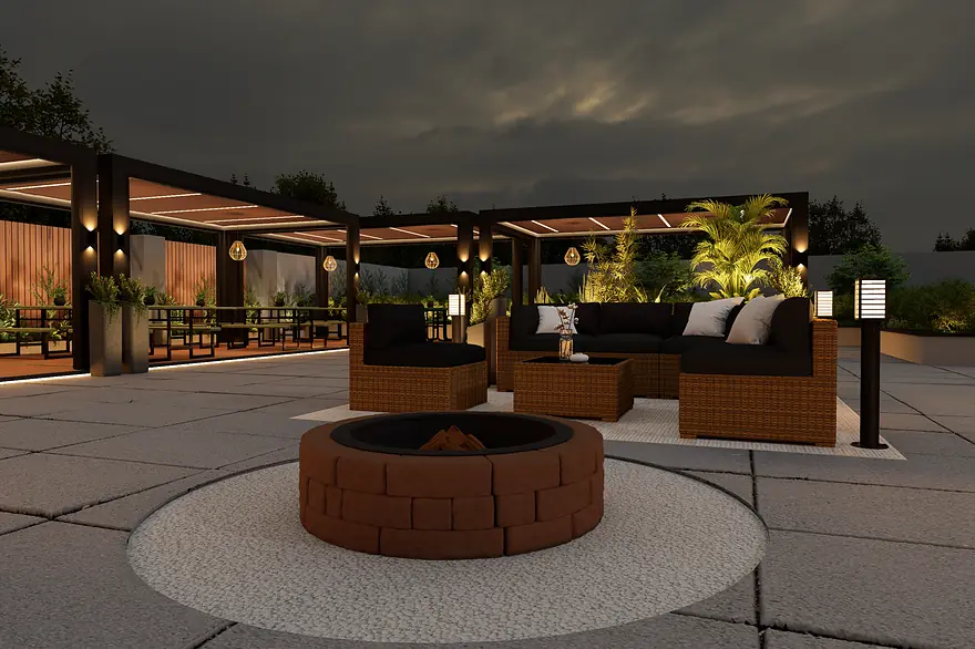 Courtyard Social Deck, view