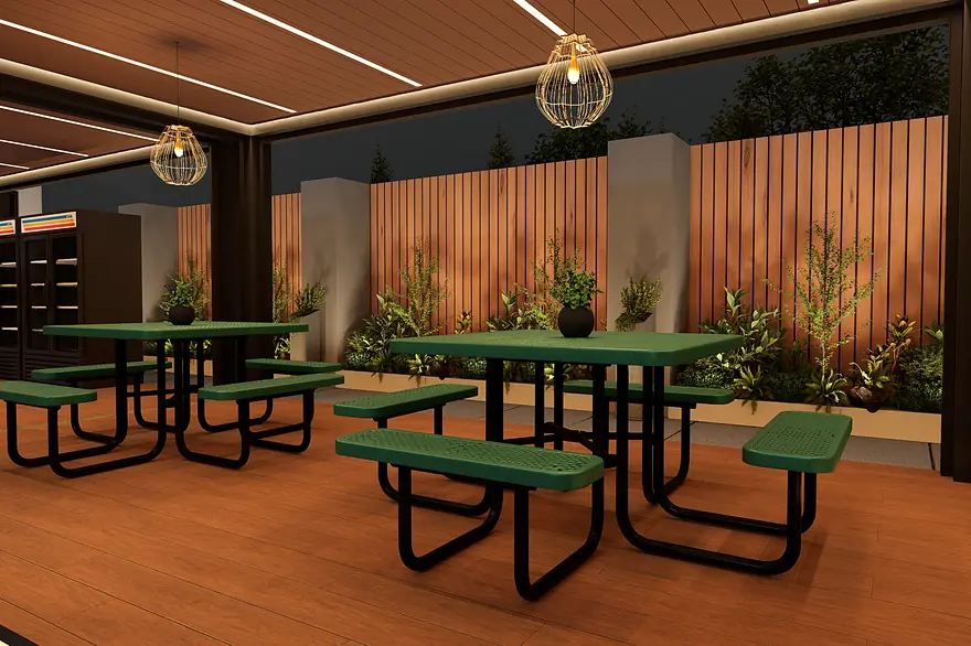 Courtyard Social Deck, view