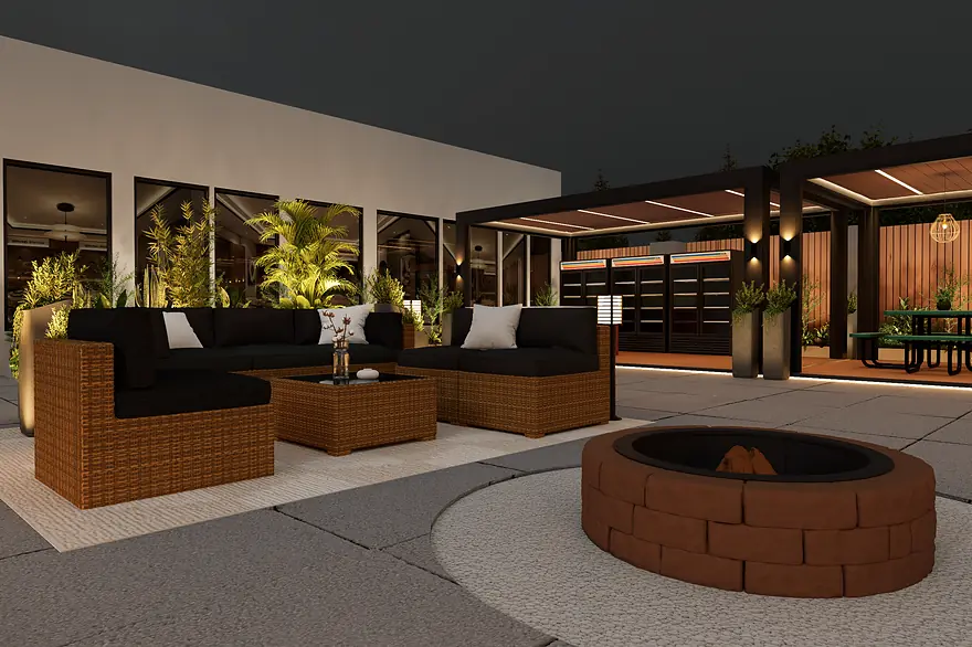 Courtyard Social Deck, view