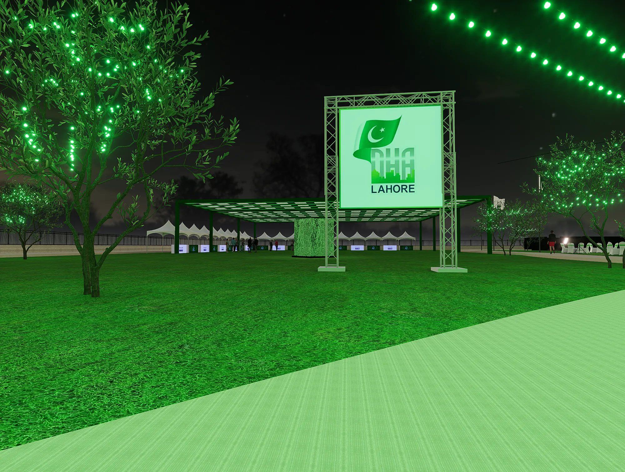DHA Independence Day Festival, view