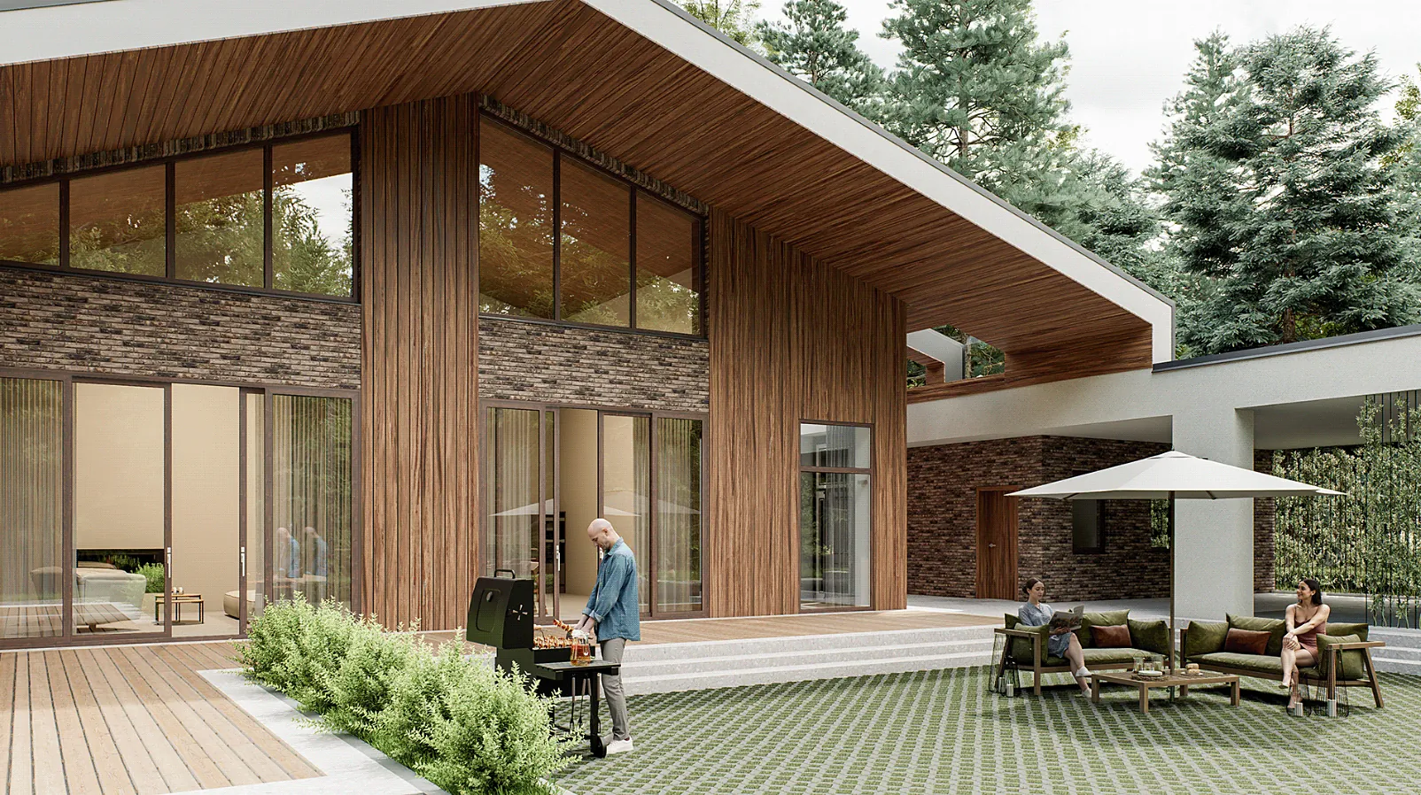 Forest Villa: Private residence · exterior, International client