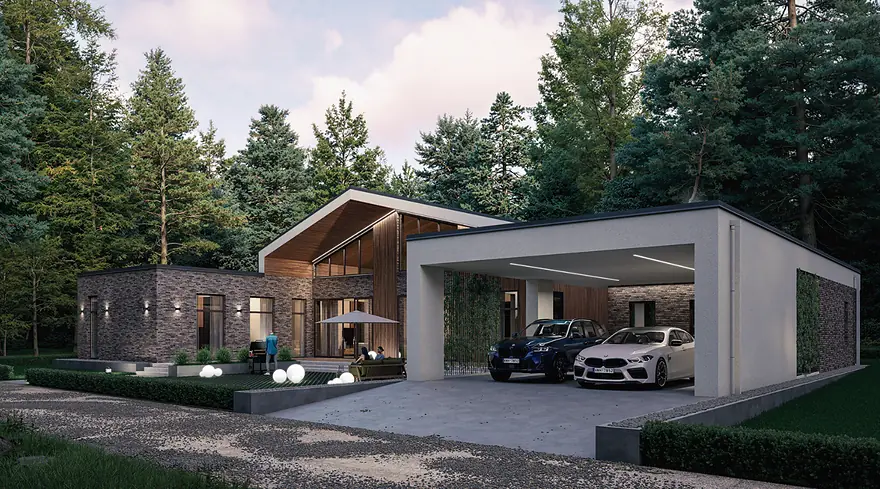 Forest Villa, view