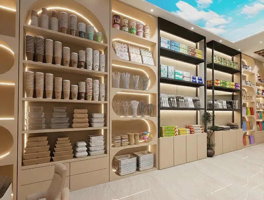 Habib Packaging Showroom, view