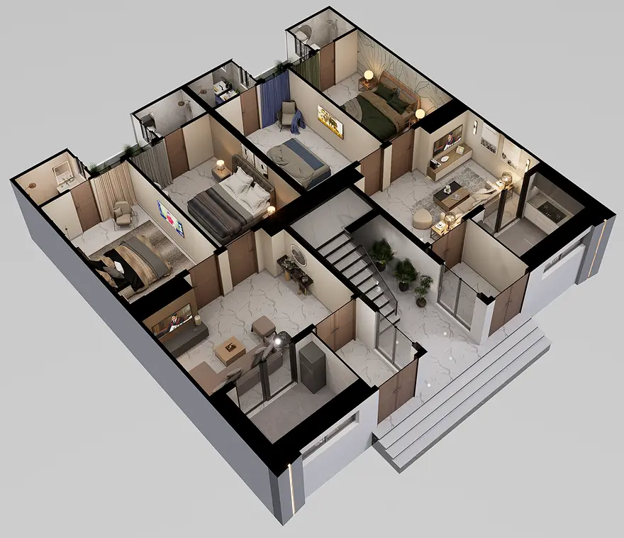 CAD Drafting & 3D Floor Plans by Saud Visuals