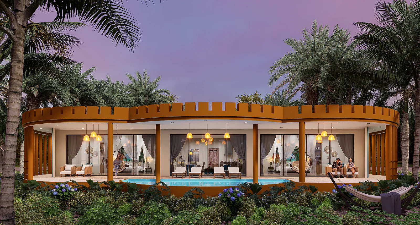 Raha Resort, view