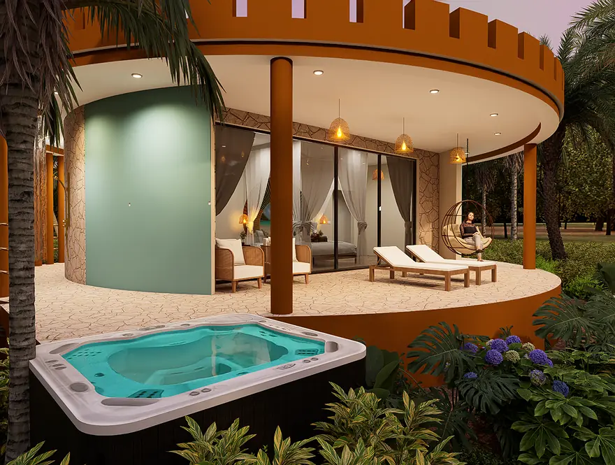 Raha Resort, view