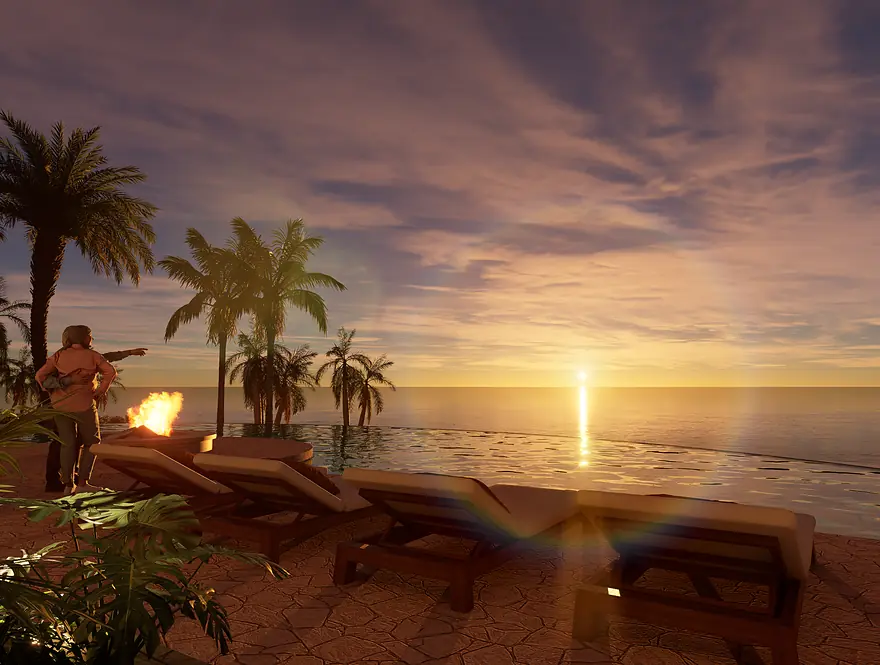 Raha Resort, view