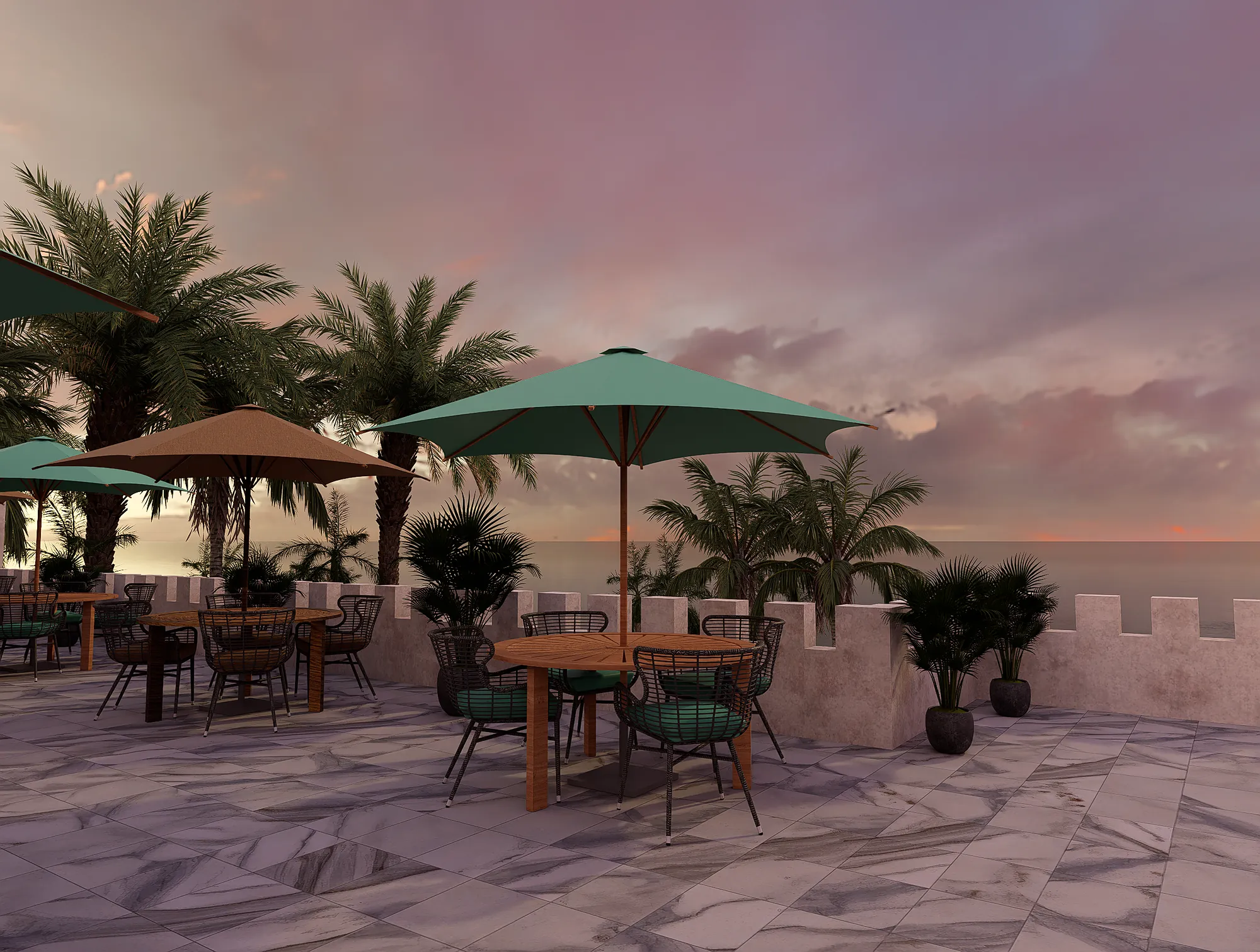 Raha Resort, view