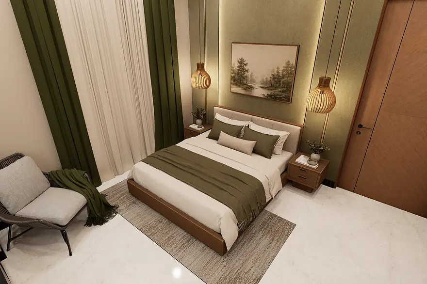 Ramzan Heights Apartments, view