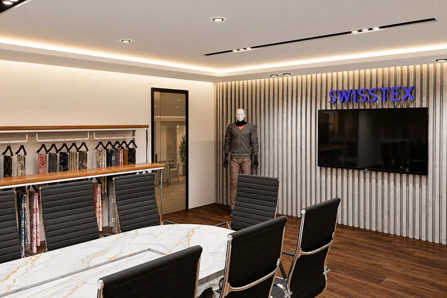 Swisstex Showroom, view